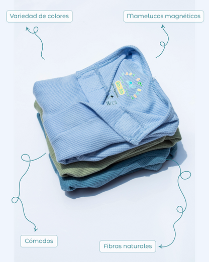 Waffle Blue Denim