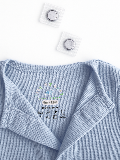 Waffle Blue Denim